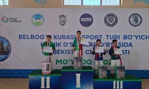 Мўйноқ ёш полвонлар баҳсига мезбонлик қилди