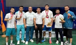 “Yerevan Mayor Cup” турнири. 4 нафар боксчи билан бориб, 4 та медални қўлга киритдик!