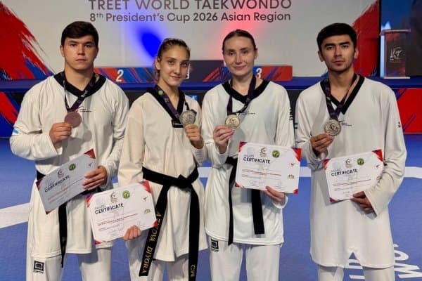 Таэквондочиларимиз “WT President’s Cup” турнирини 4 та медал билан бошлади