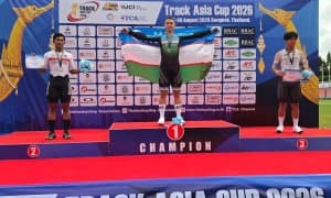 Велоспортчиларимиз Осиё кубогини 2 та олтин билан бошлашди