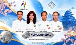 Осиё ўйинлари-2026: Қизларимиз кумуш медални қўлга киритди