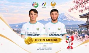 Осиё ўйинлари - 2026: Шаҳзодбек Нурматов ва Собир Сафаралиевдан олтин медаль