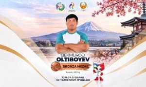 Осиё ўйинлари-2026: Бекмурод полвон медаль олди