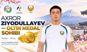 Осиё ўйинлари-2026: Аҳрор полвон - Осиё ўйинларида тенгсиз!