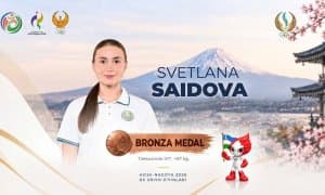 Осиё ўйинлари-2026: Таэквондочи қиздан медаль