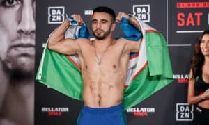 Ҳушхабар! Ҳамюртимиз Bellator да навбатдаги ғалабасини қўлга киритди