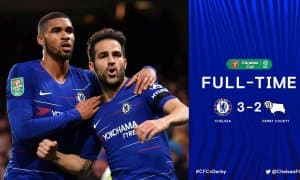 “Челси” - “Дерби Каунти” 3:2 (видео) 