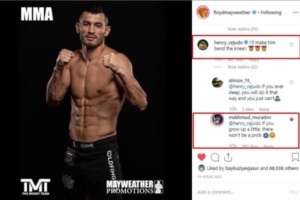 UFC нинг икки вазн чемпиони Махмуд Мурадовни жангга чорлади