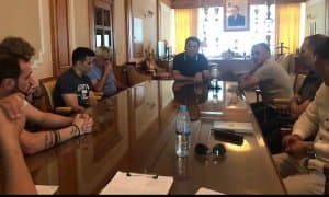 ЎФА биринчи вице-президенти Эктор Купер ва Любинко Друлович билан учрашди