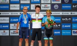 Велоспорт. Aзиз Aтахўжаев жаҳон чемпионатида яна шоҳсупага кўтарилди!