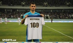 Нестеров бугун Ўзбекистон терма жамоасидаги 100-учрашувини ўтказди 