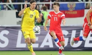Россия - Швеция 0:0 (видео)