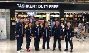 Оғир атлетикачиларимиз Осиё чемпионатига жўнаб кетишди