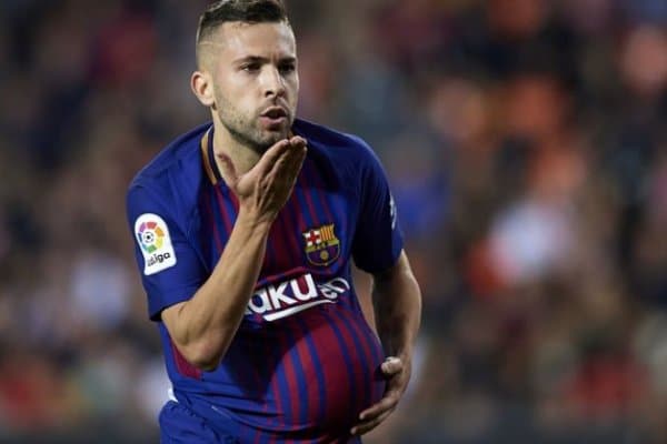 Жорди Альба "Барселона" сафидаги юбилей учрашувини ўтказди