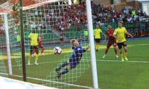 Ҳамдамовсиз ўйнаган "Анжи" сафарда йирик мағлубиятга учради (видео)