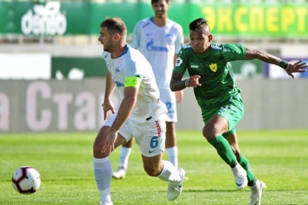 "Анжи" - "Зенит" 2:1 (видео)