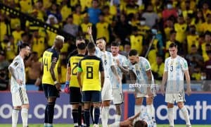 ЖЧ-2022 саралаши. Эквадор сўнгги дақиқаларда урилган гол эвазига Аргентинадан 1 очко тортиб олди