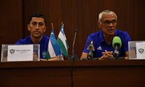 Уммонга қарши ўйин олдидан матбуот анжуманида Эктор Купер ва Одил Аҳмедов иштирок этади