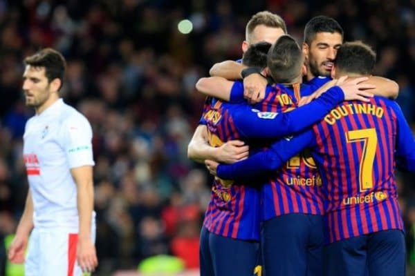 "Барселона" - "Эйбар" 3:0 (видео)