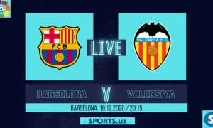 Ла Лига. "Барселона" – "Валенсия": Матнли трансляция