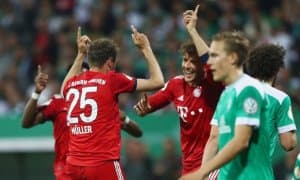 "Вердер" - "Бавария" 2:3 (видео)