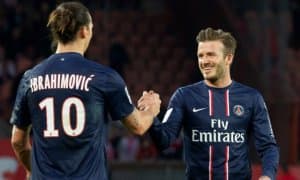 Бекхэм фаолиятидаги 500-голни урган Ибрагимовични табриклади