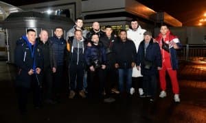 Яримоғир вазн тоифасида WBA камари соҳиби Ўзбекистонга келди (фото)