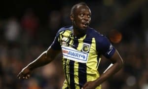 Футболчиликни бошлаб юборган Усэйн Болт дубль қайд этди (видео)