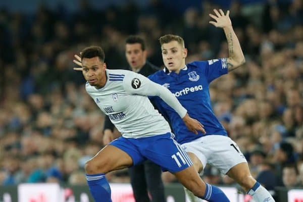 "Эвертон" - "Кардифф" 1:0 (видео)