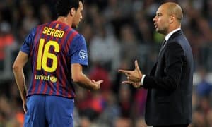 Бускетс Гвардиолага етиб олди