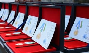 Ёшлар куни муносабати билан бир гуруҳ фаол ва ташаббускор спортчи ёшлар мукофотланди