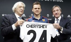 Денис Черишев Ла Лигада 100та ўйин ўтказган 8-россиялик футболчига бўлди