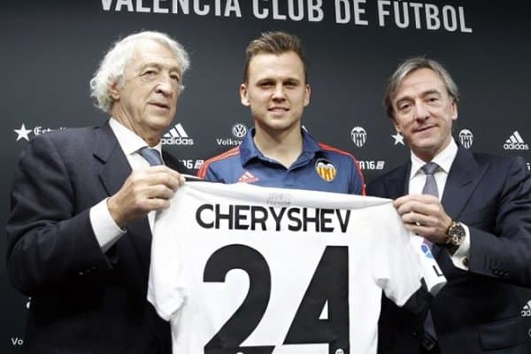 Денис Черишев Ла Лигада 100та ўйин ўтказган 8-россиялик футболчига бўлди