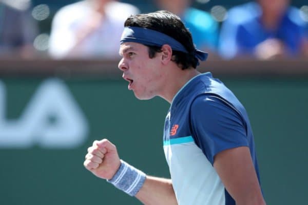 Милош Раонич ярим финалда ўйнайди