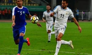 Ўзбекистон - Уругвай учрашувининг биринчи бўлимидан фоторепортаж