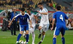 Ўзбекистон - Уругвай ўйинининг иккинчи таймидан расмлар