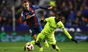 Испания кубоги. "Барселона" кутилмаганда "Леванте"га ютқазиб қўйди