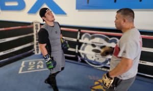 Бектемир Мелиқўзиев 19 июнь кунги жанги олдидан якуний машғулотлар жараёнида (видео)