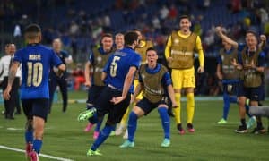 "Евро-2020". Швейцарияни йирик ҳисобда мағлуб этган Италия плей-офф йўлланмасини қўлга киритди