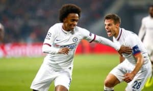 Виллиан "Челси"даги юбилей ўйинини ўтказди