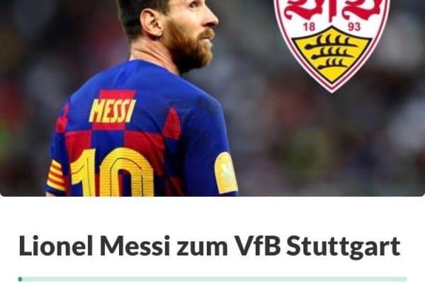 Орзуга айб йўқ. “Штутгарт” мухлислари Месси трансфери учун пул йиғмоқда