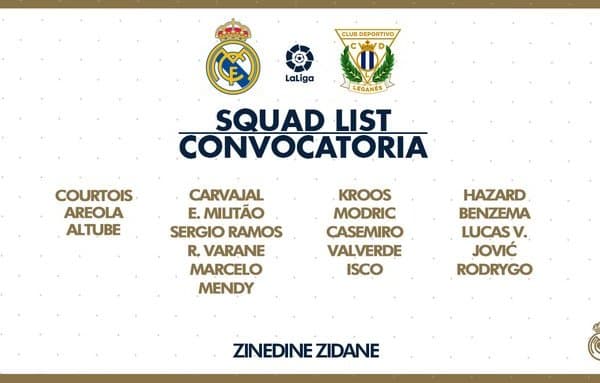 "Реал"нинг "Леганес"га қайдномасидан 19 футболчи ўрин олди (Фото)