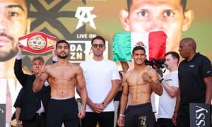 Шаҳрам Ғиёсов янги вазндаги жанги олдидан тарозига чиқди (видео) 