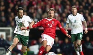 Дания - Ирландия 0:0 (видео)