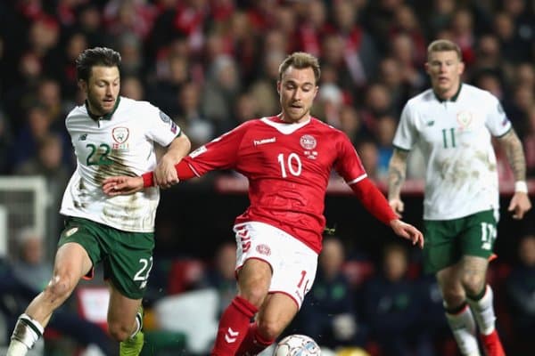 Дания - Ирландия 0:0 (видео)