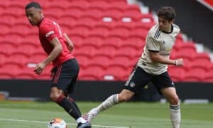 Пандемиядан сўнг "Олд Траффорд"да ўтказган дастлабки баҳсда йирик ҳисоб қайд этилди