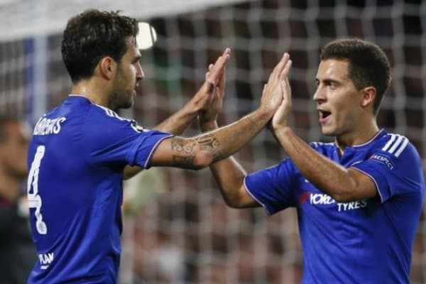 Фабрегас: Азар "Челси"дан кетса, фақат "Реал"га ўтиши мумкин