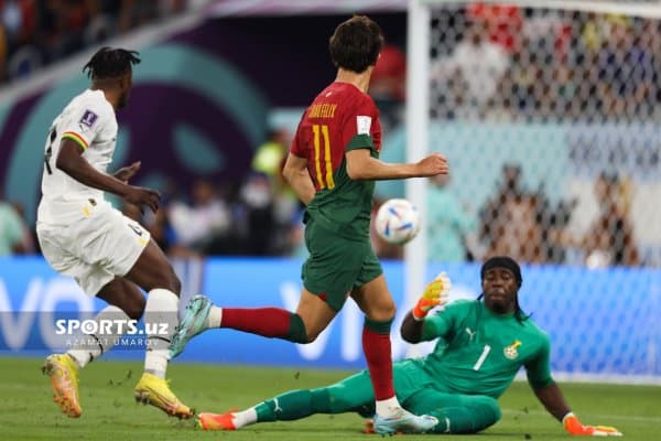 Эмоциялар тақдим этган баҳсда Португалия Гана устидан ғалаба қозонди
