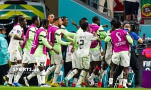 ЖЧ-2022. Камбэк амалга ошмади! 5 та гол урилган ўйинда Корея Ганага мағлуб бўлди