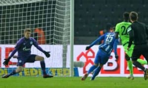 "Герта" - "Шальке 04" 2:2 (видео)